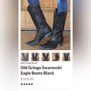 Old Gringo Swarovski Eagle boots